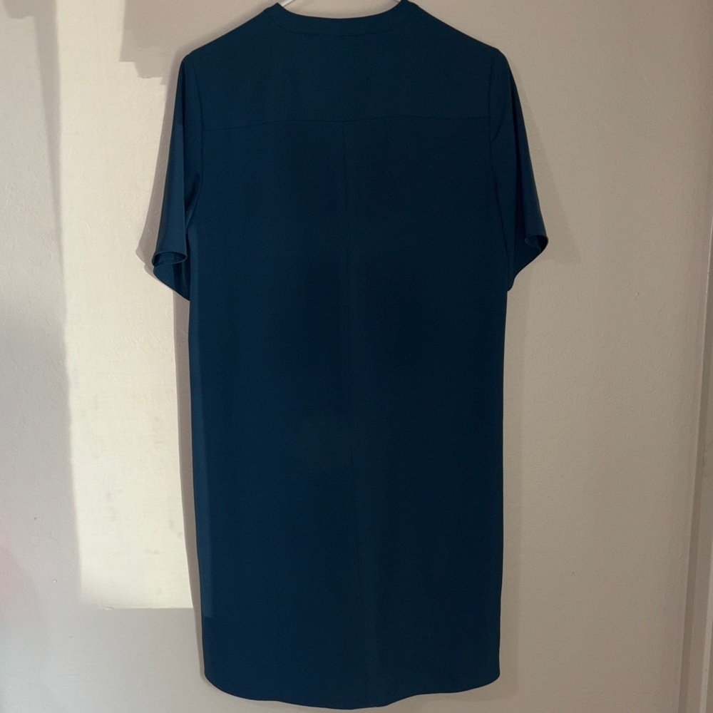 LOFT / Ann Taylor Teal Mini Dress - Picture 4 of 4